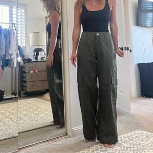 Army green pants